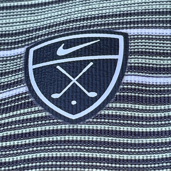 Nike Men's Golf‎ Polo Shirt FITDRI  Striped Size XL, Logo on the sleeve /buttons - Picture 7 of 13